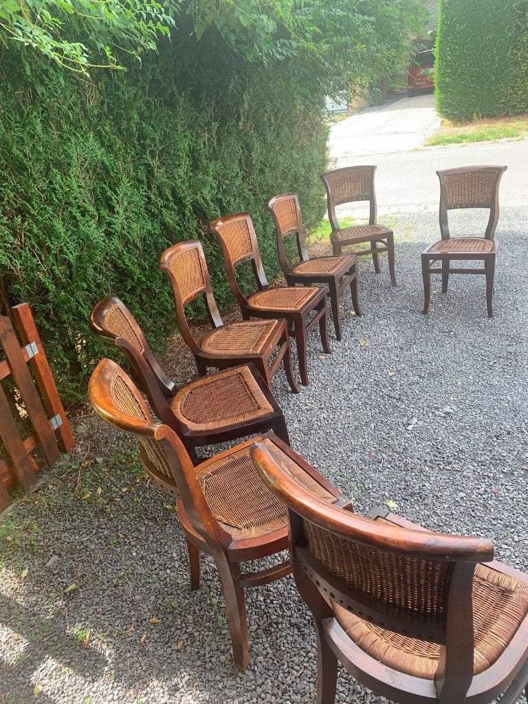 chaises, Bois exotique, Comme neuf, Enlèvement, Bois