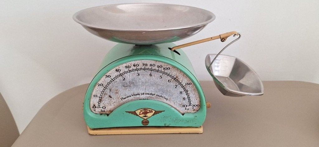 Vintage Lindell Kitchen Scale, Maison & Meubles, Vintage, Enlèvement, Utilisé, Objet de décoration