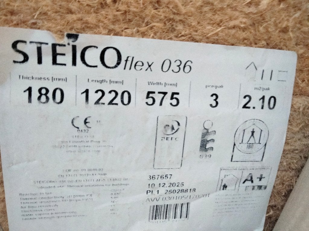 Houtwol Steico Flex, Ophalen, Nieuw, Overige materialen, 12 cm of meer