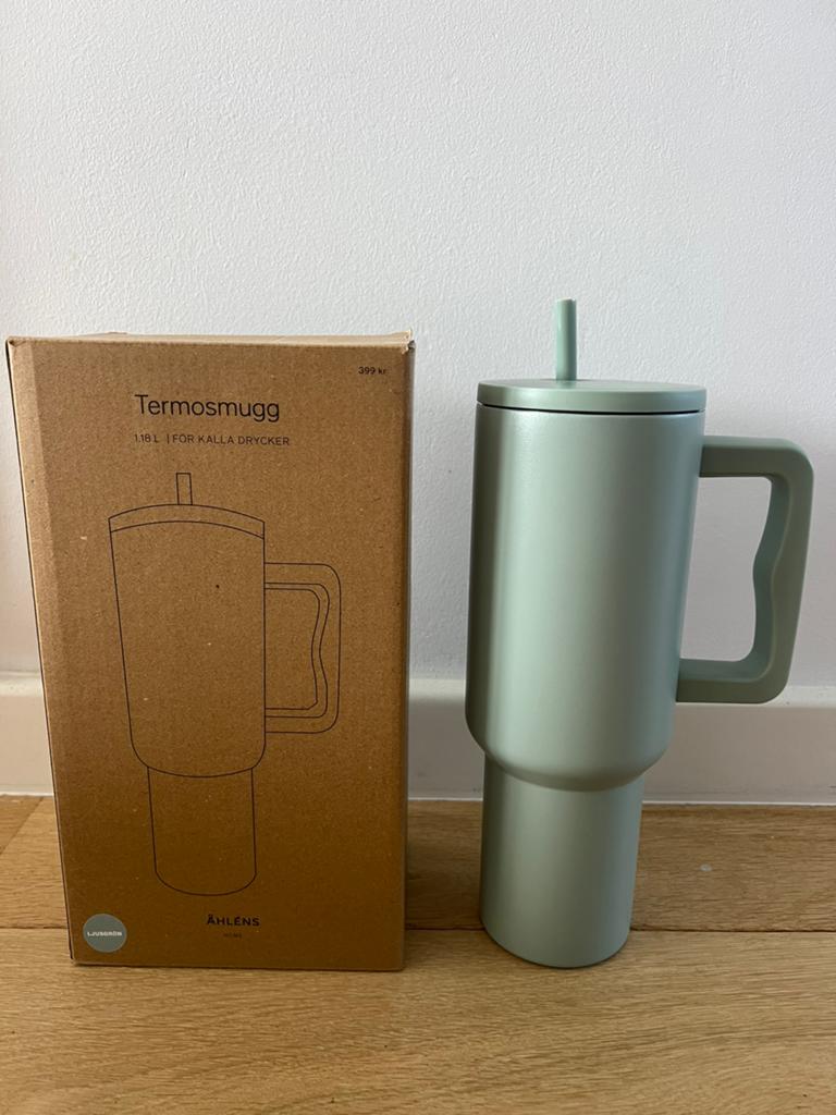 Thermos mugg 1,18L van Åhléns, Sport en Fitness, Drinkbussen, Ophalen of Verzenden, Nieuw