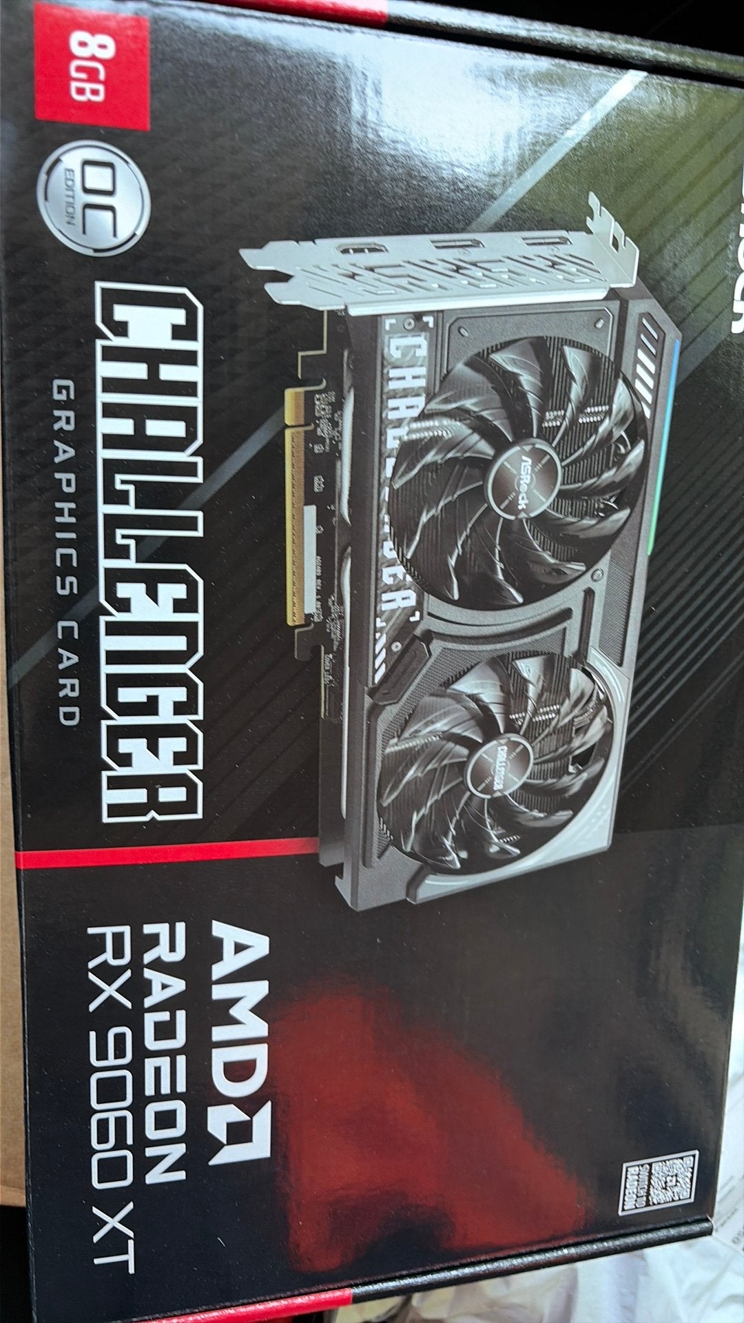 AMD Radeon RX 9060 XT Challenger OC 8 Go, Informatique & Logiciels, Cartes vidéo, Comme neuf, AMD, GDDR6, Enlèvement