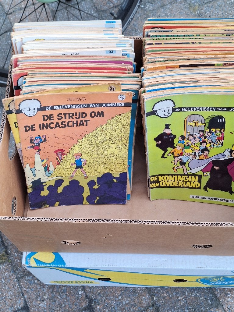 100 strips Jommeke, Boeken, Stripverhalen, Jef Nys., Meerdere stripboeken, Ophalen, Gelezen