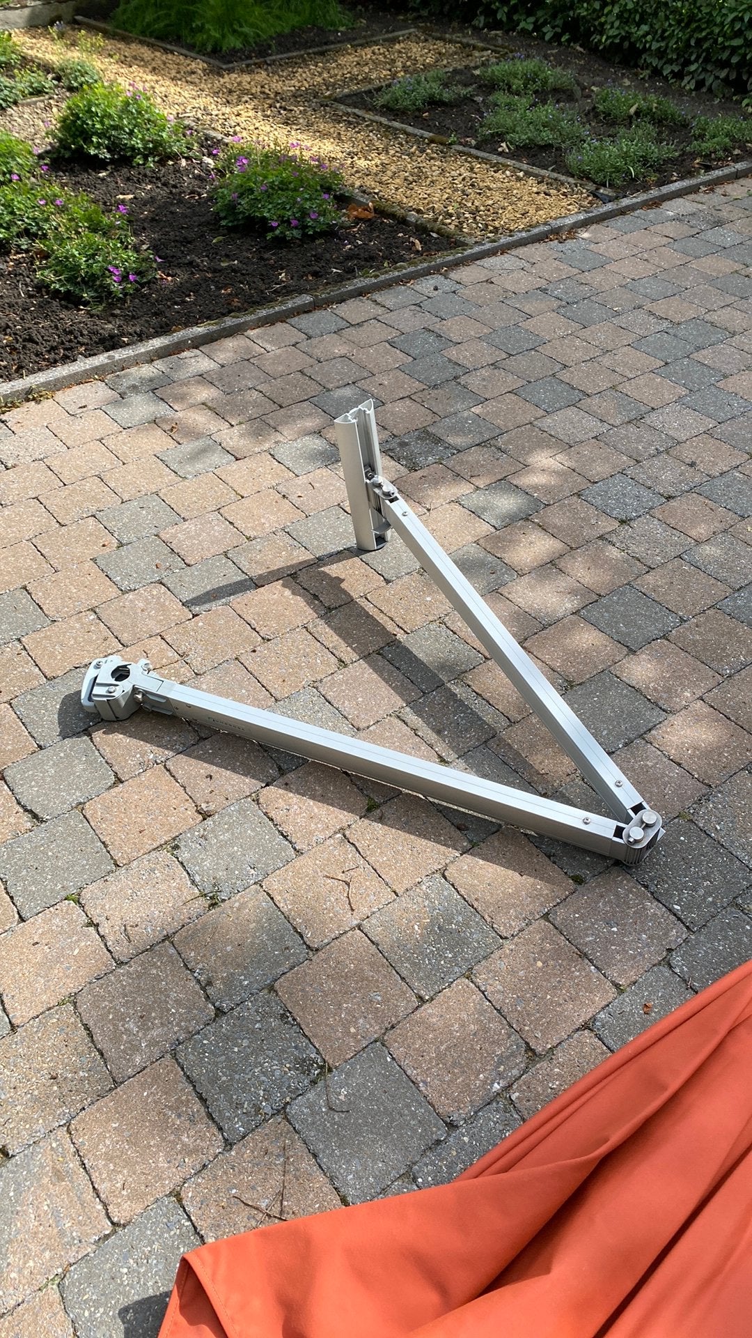 Muurparasol merk UMBROSA paraflex, Tuin en Terras, Ophalen, Gebruikt