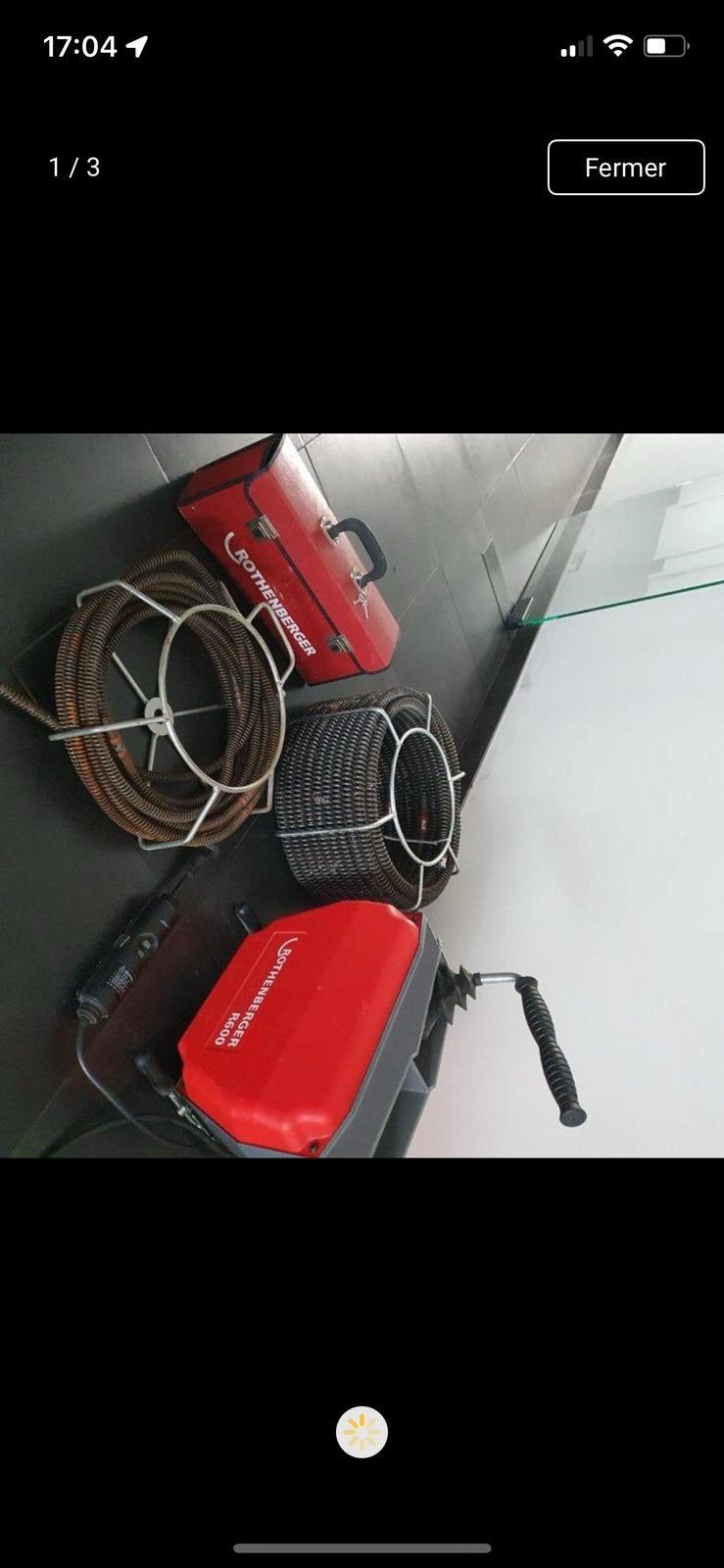 Rothenberger professionele ontstopper, Ophalen, Zo goed als nieuw