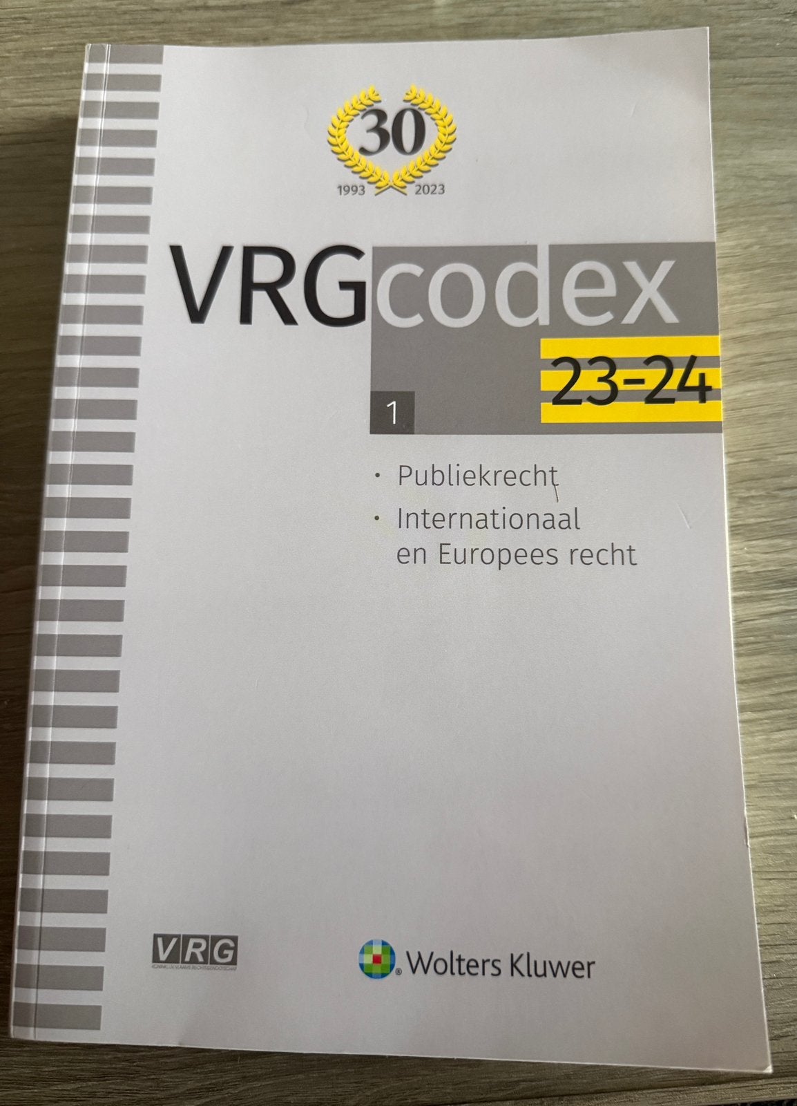 VRG Codex 23-24 deel 1, Enlèvement, Utilisé, Enseignement supérieur professionnel