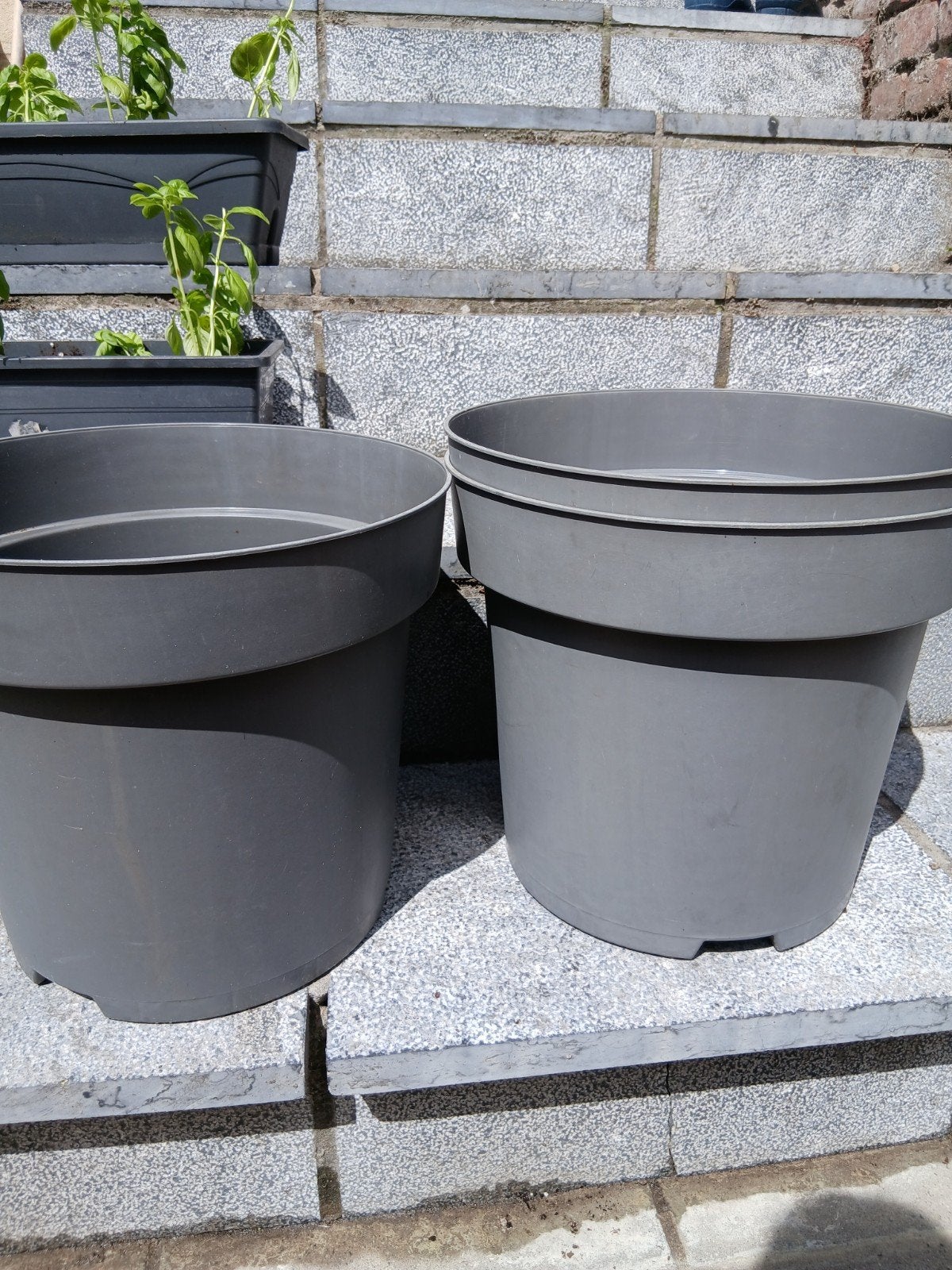 A vendre pots pour jardin, Jardin & Terrasse, Enlèvement, Rond, Jardin