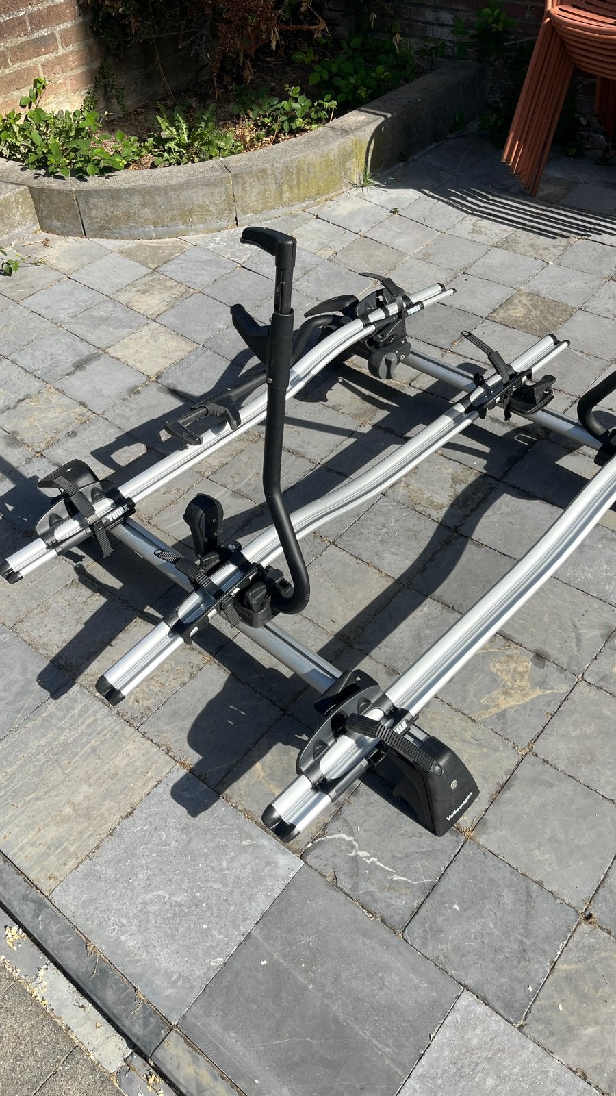 Thule fietsdragers (3x), Autos : Divers, Porte-vélos, Enlèvement, 1 vélo, Utilisé, Galerie de toit