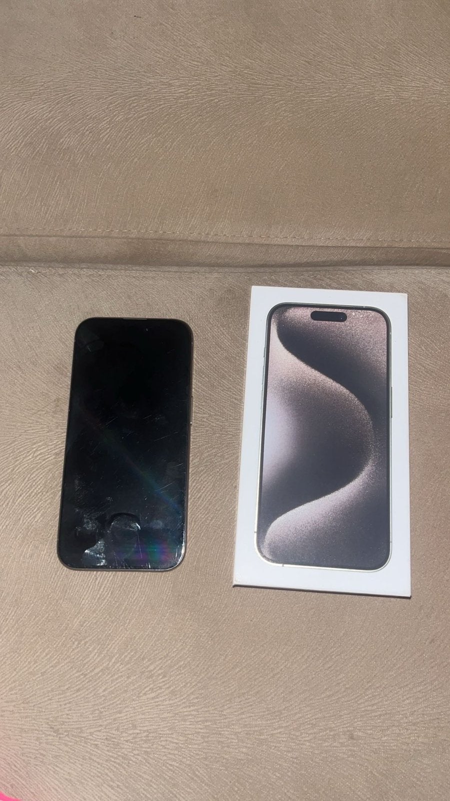 Iphone 15 pro 128gb, Telecommunicatie, Mobiele telefoons | Apple iPhone, 89 %, Ophalen of Verzenden, Grijs, Zonder abonnement