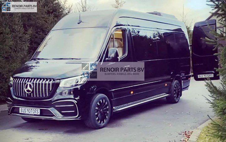 W907 Zijskirt MERCEDES SPRINTER DORPEL L3 L4 CHROME, Gebruikt, -, -, Links