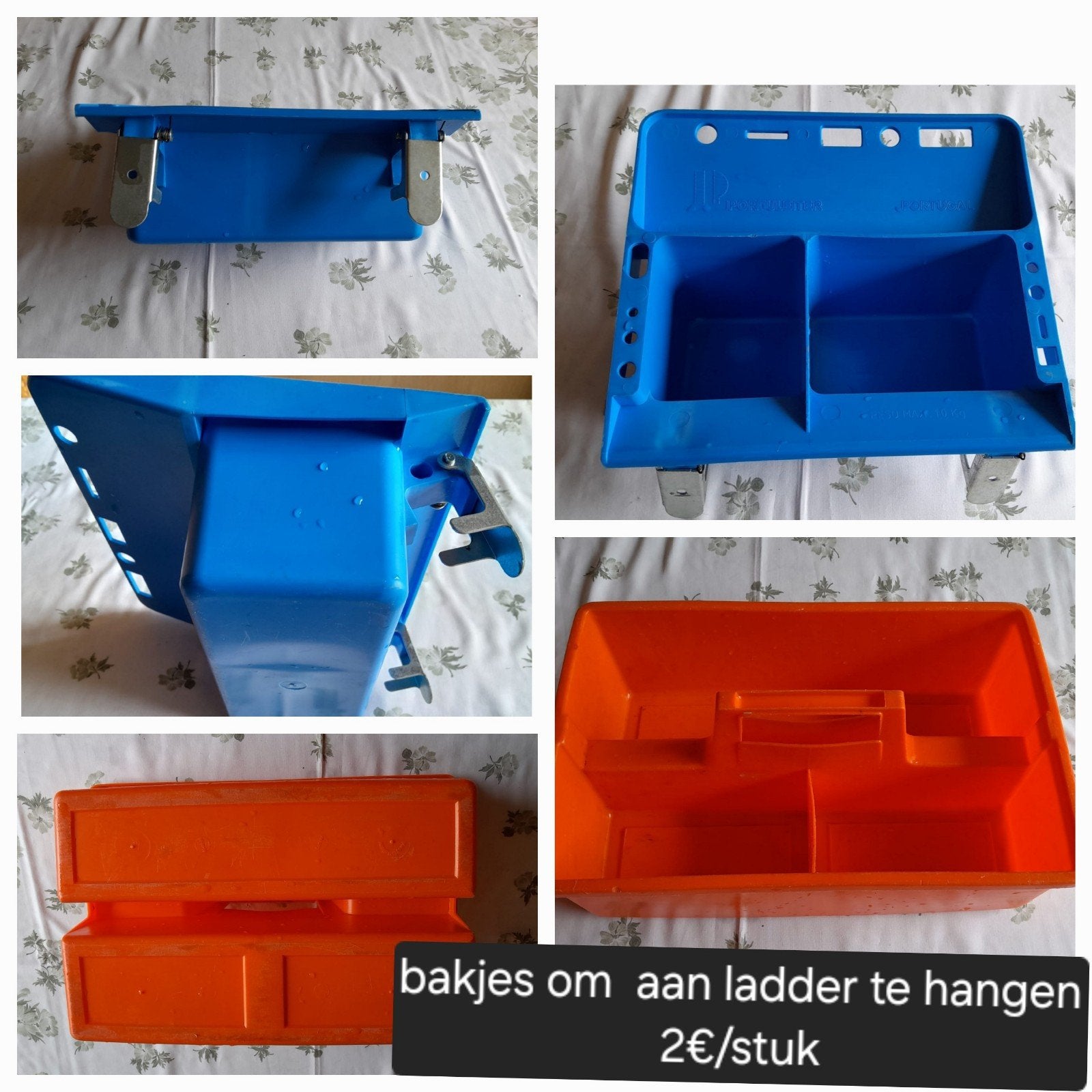 bakjes voor ladder 2€/stuk, Doe-het-zelf en Bouw, Ophalen, Gebruikt