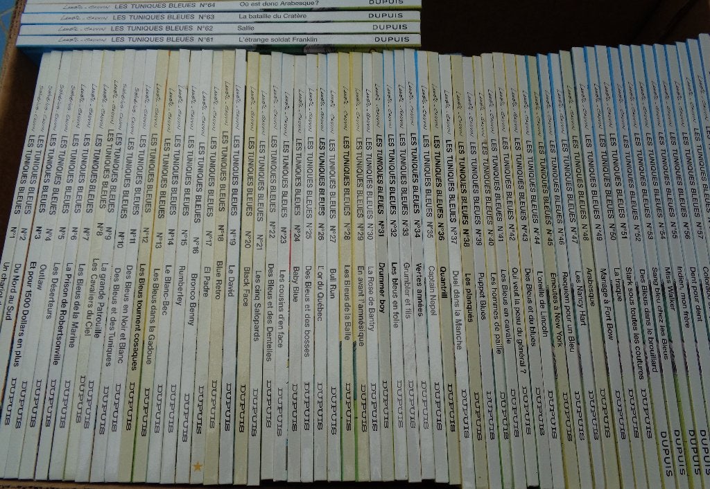 Les Tuniques Bleues – Collection complète tomes 1 à 68 TBE, Ophalen of Verzenden, Gelezen