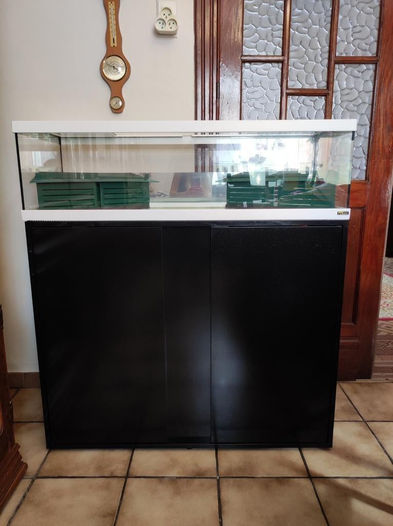 Waterschildpadaquarium met kast en filters, Ophalen, Gebruikt, Pomp, Aquatlantis
