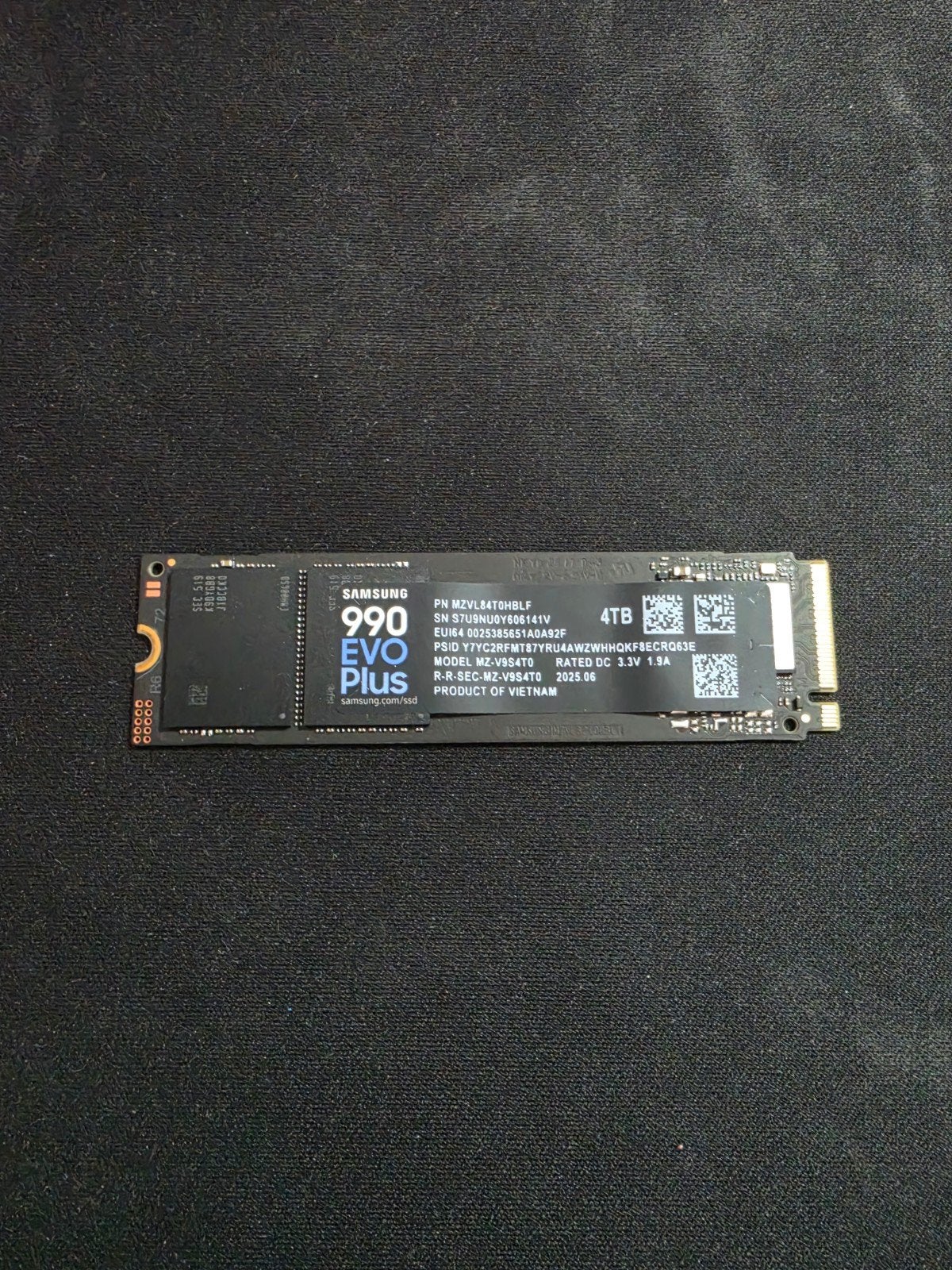Samsung 4TB NVMe SSD EVO 990 PLUS, Computers en Software, Harde schijven, Intern, SSD, Ophalen of Verzenden, Zo goed als nieuw