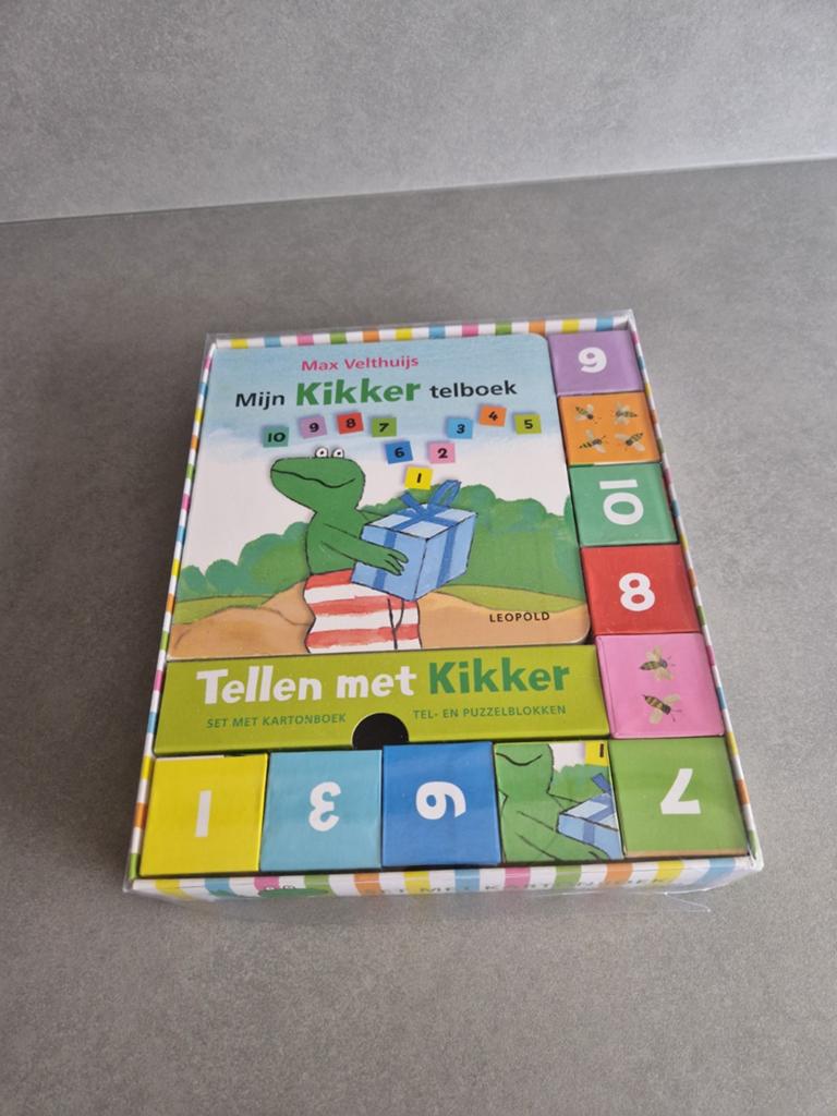 Kartonboek+ blokken: "Tellen met Kikker", Ophalen