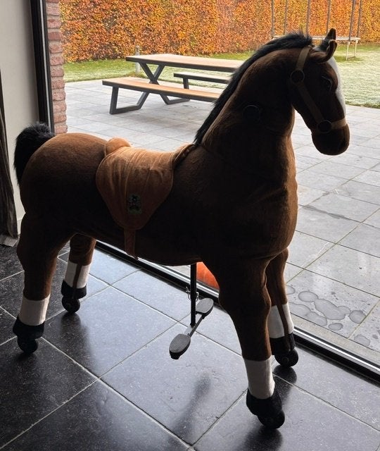 Speelpaard Medium - mechanisch, Ophalen, Gebruikt