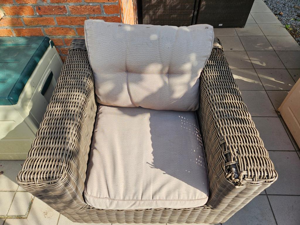 Eenzit met kussens, Tuin en Terras, Ophalen