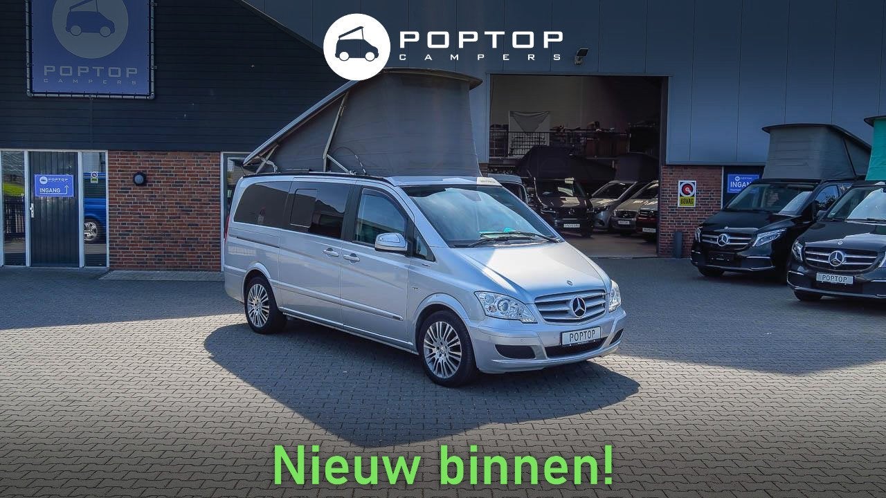 Mercedes-Benz Viano V-3.0 V6 Cdi Marco Polo, Caravans en Kamperen, Mobilhomes, Bedrijf, tot en met 4, Buscamper of Camperbus, Mercedes-Benz