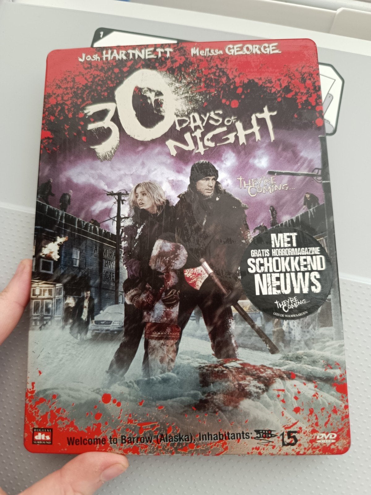 Dvd 30 Days Of Night, Cd's en Dvd's, Dvd's | Horror, Vampiers of Zombies, Vanaf 16 jaar, Nederlands, Ophalen of Verzenden