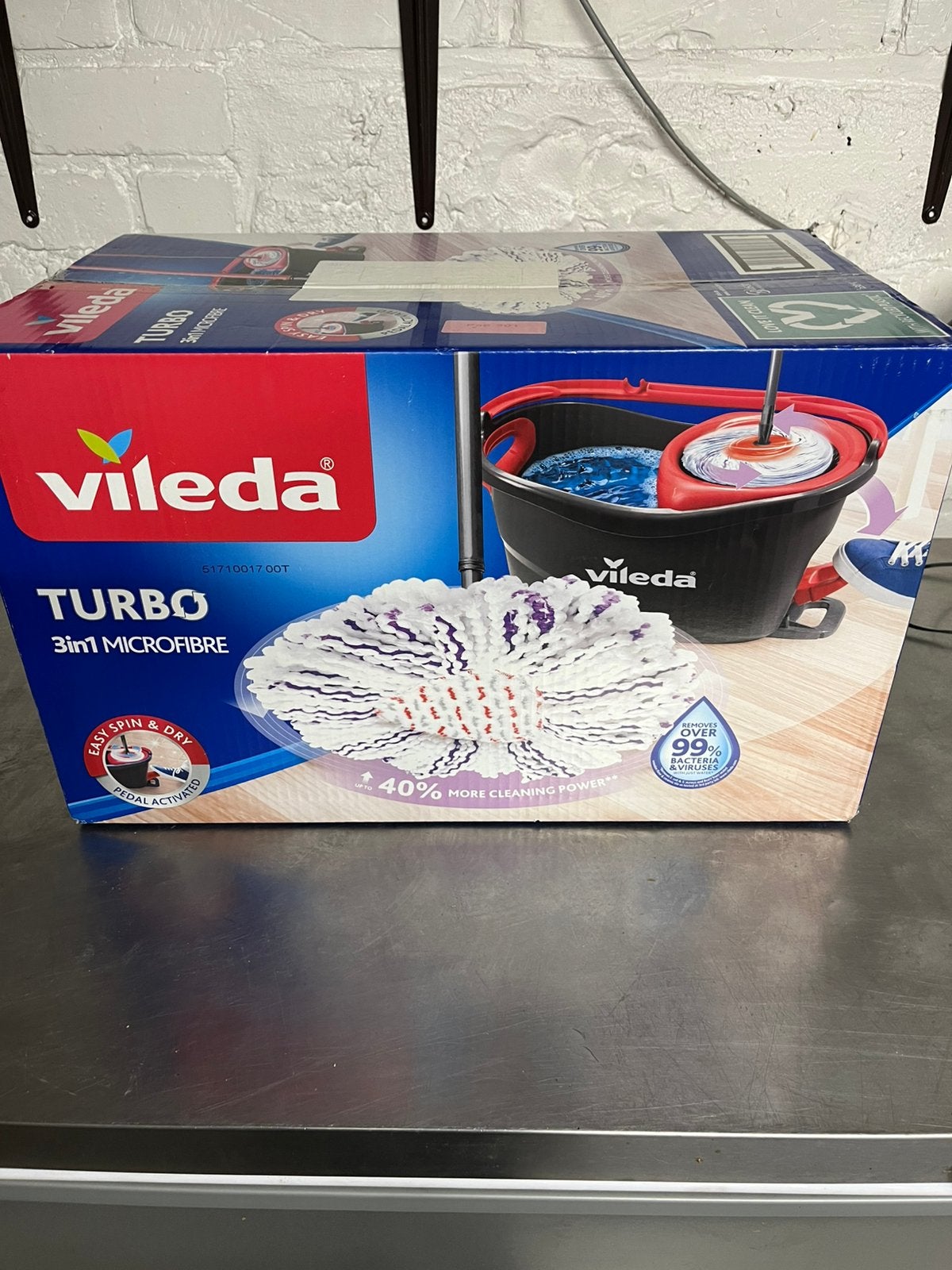 Nouveau kit complet turbo Vileda 3 en 1, Maison & Meubles, Enlèvement