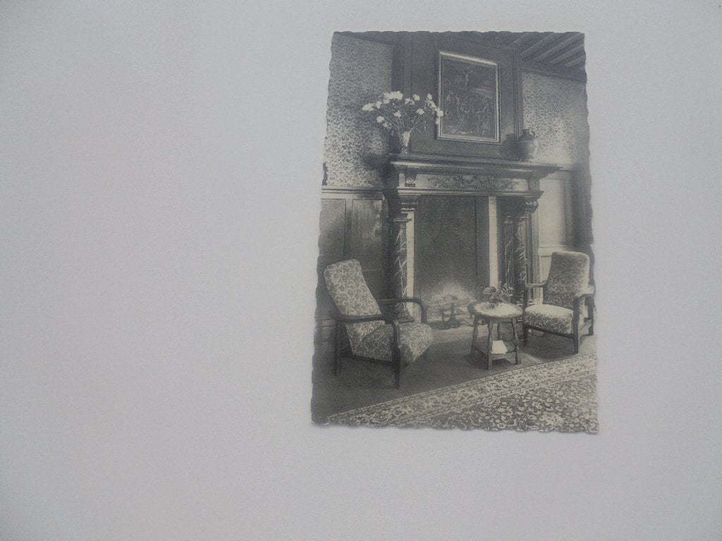 schoten-kasteel villers -oude vlaamse schouw, Envoi, 1940 à 1960, Non affranchie, Bruxelles (Capitale)