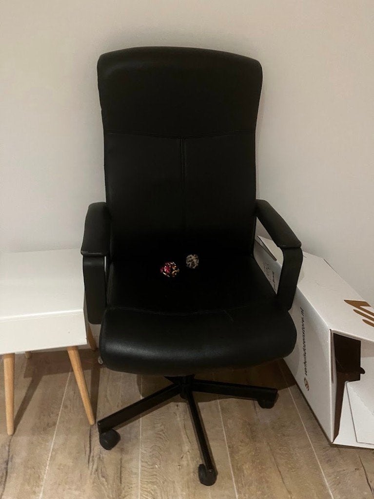 Chaise de bureau, Enlèvement, Utilisé, Noir, Chaise de bureau
