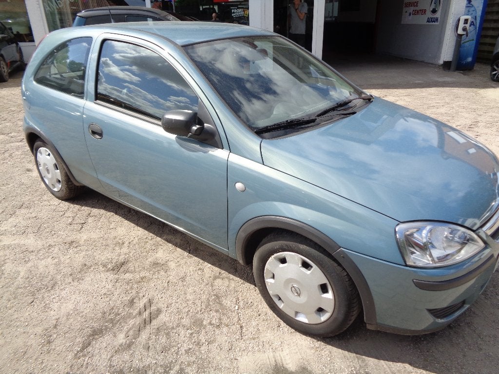 zeer mooie opel corsa 1 ste eigenaar controle vrij, Auto's, Voorwielaandrijving, Stof, 4 cilinders, Blauw