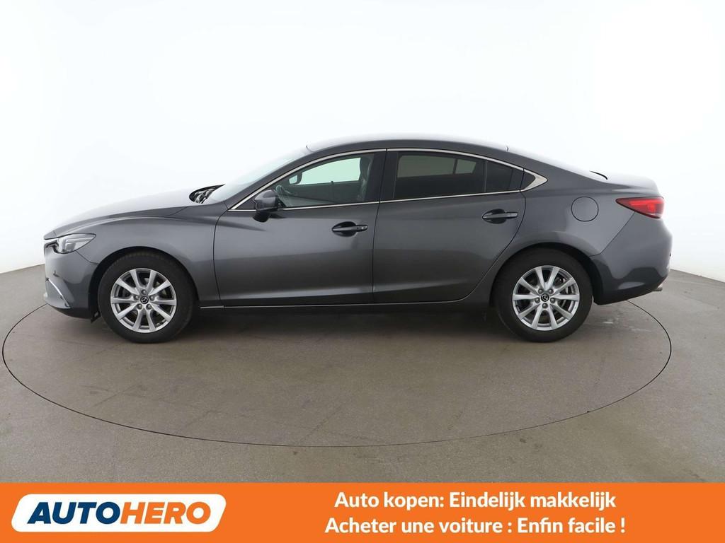 Mazda 6 2.2 SKYACTIV-D Evolution Tech (bj 2019, automaat), Auto's, Gebruikt, 2191 cc, 127 g/km, Leder