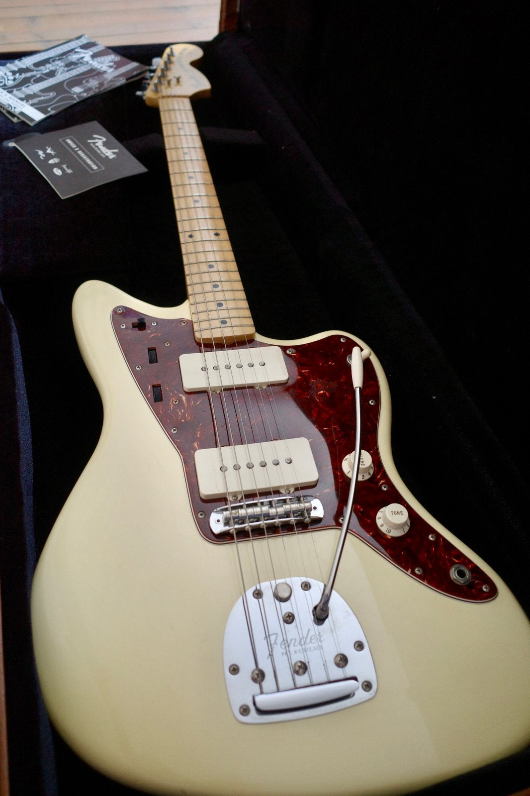Fender Jazzmaster AVRI ’62 Reissue (2008) – Olympic White, Ophalen, Gebruikt, Solid body, Fender