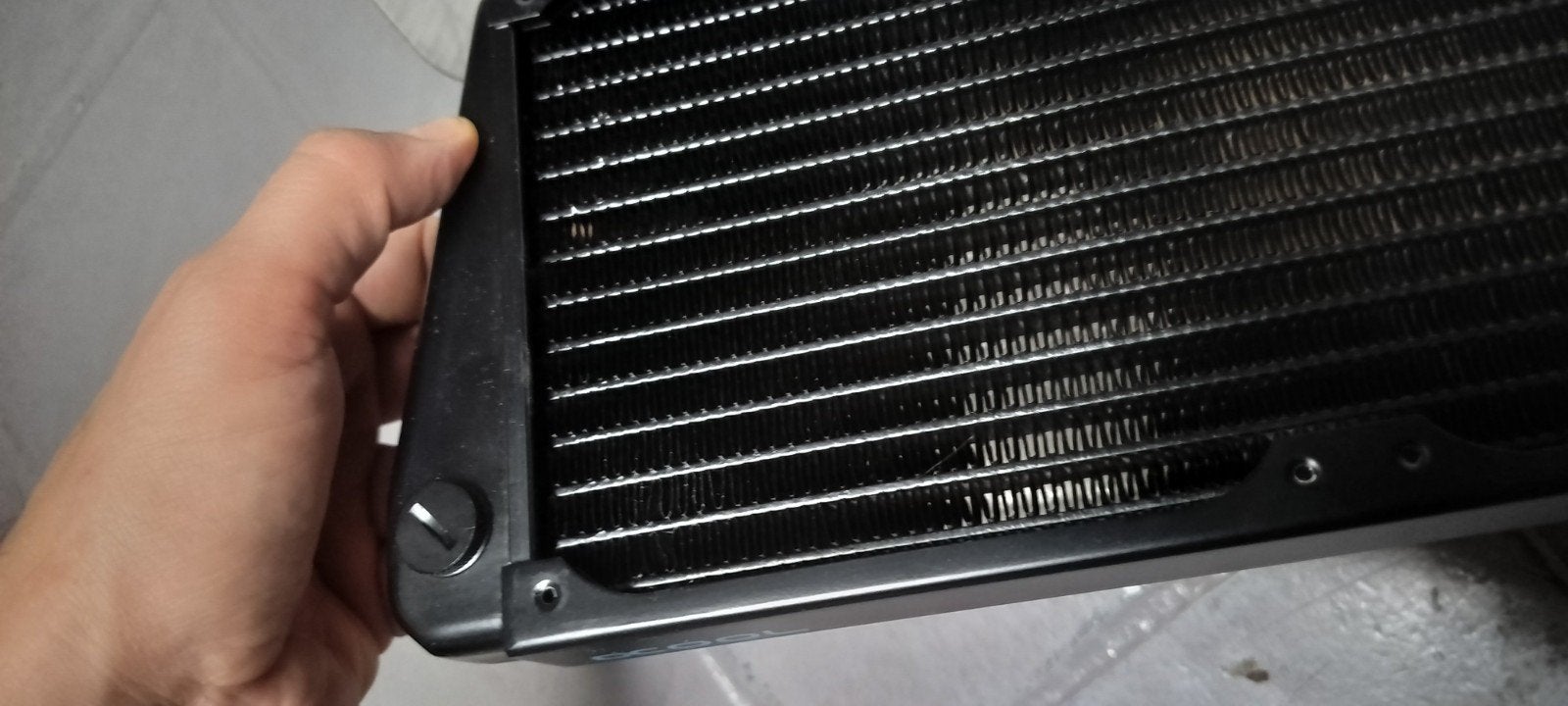 Radiateur Alphacool Nexxxos ST30 X-flow 420 entièrement en c, Enlèvement, Comme neuf, Refroidisseur ordinateur à eau