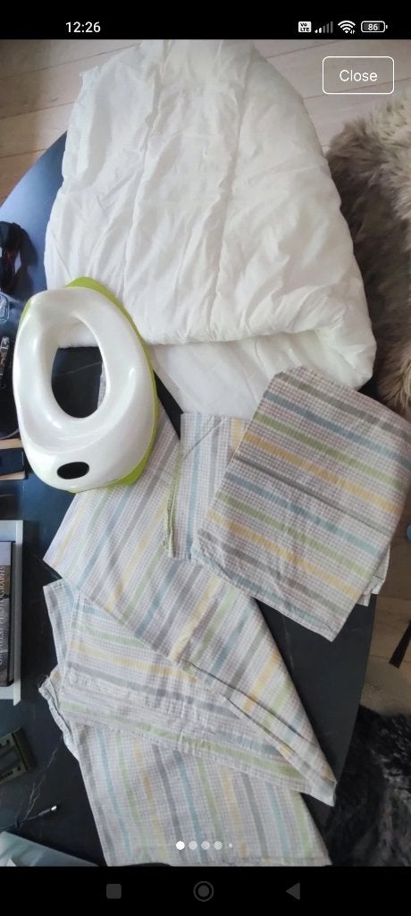 Ikea toddler 2 sets bedding +duvet+pillow+potty, Kinderen en Baby's, Ophalen, Zo goed als nieuw, Deken, IKEA