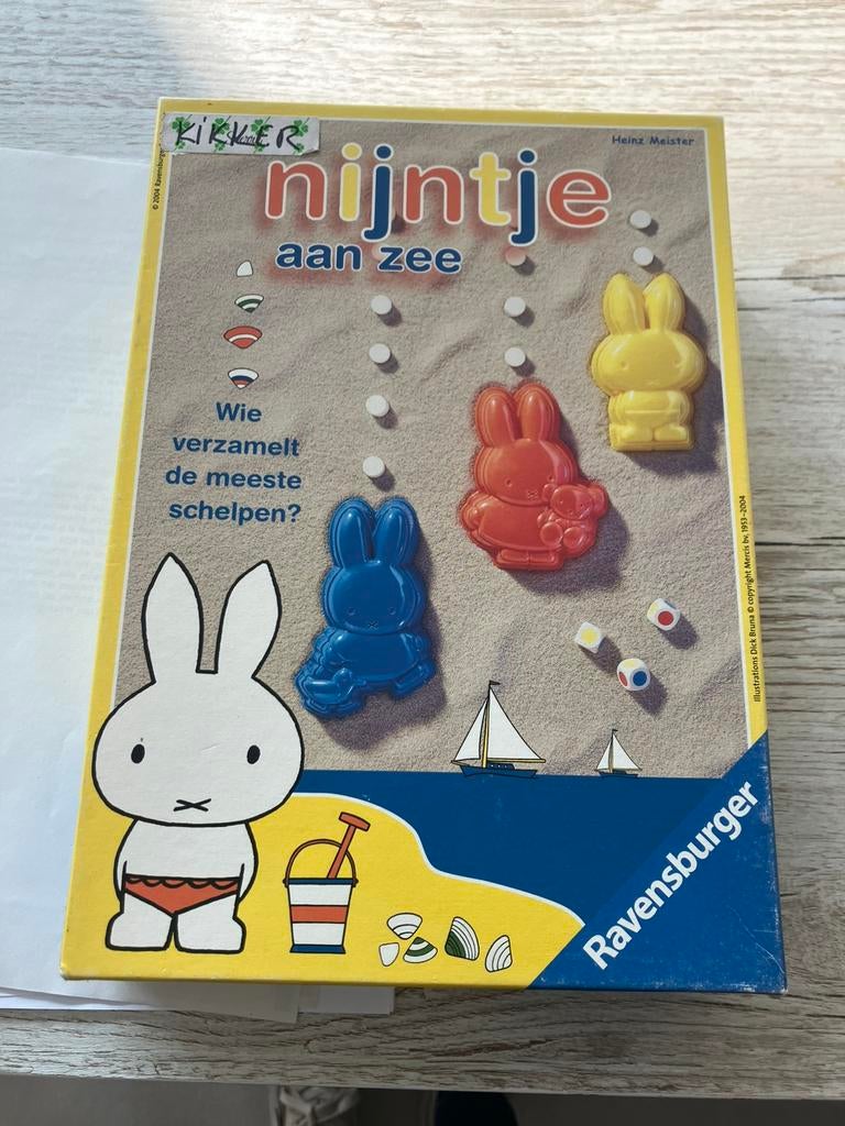 Spel Nijntje aan zee (met zandvormpjes), Hobby en Vrije tijd, Gezelschapsspellen | Overige, Ophalen, Gebruikt