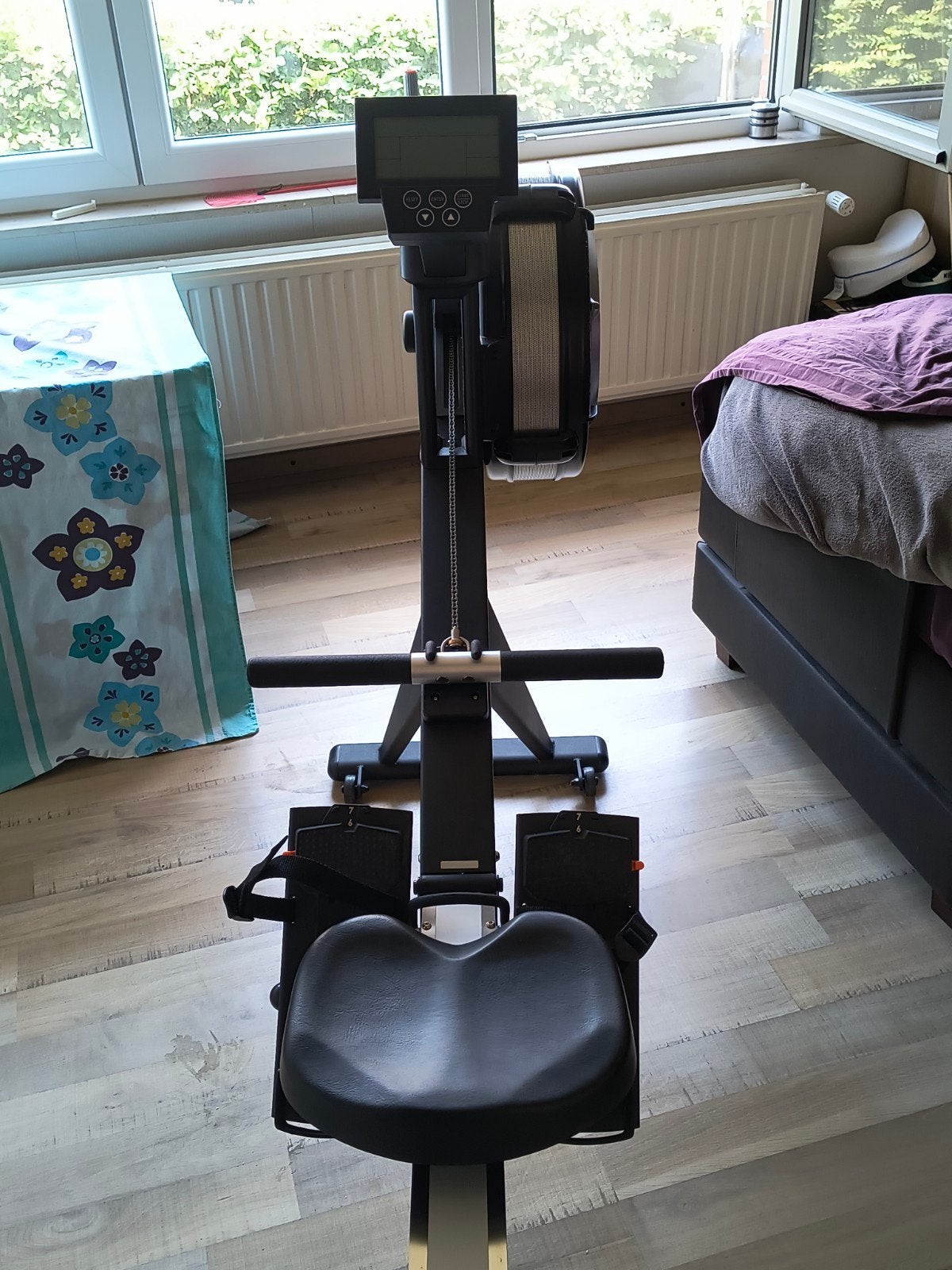 Machine à ramer avec chaîne. Virtufit, Rameur, Comme neuf, Enlèvement, Métal
