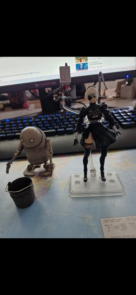Nier Automata Yohra 2B and machine Bring arts beeldje, Collections, Jouets miniatures, Enlèvement ou Envoi, Neuf