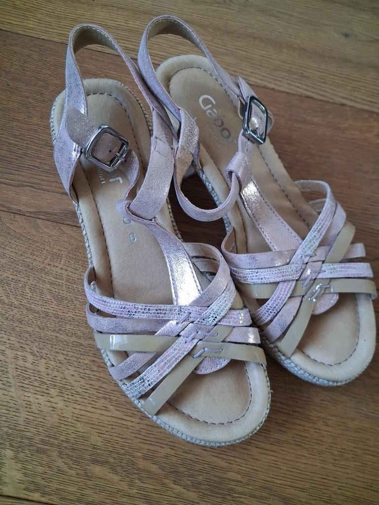 Gabor sandalen zgan maat 6 = 39, Gabor, Zo goed als nieuw, Sandalen of Muiltjes, Ophalen of Verzenden