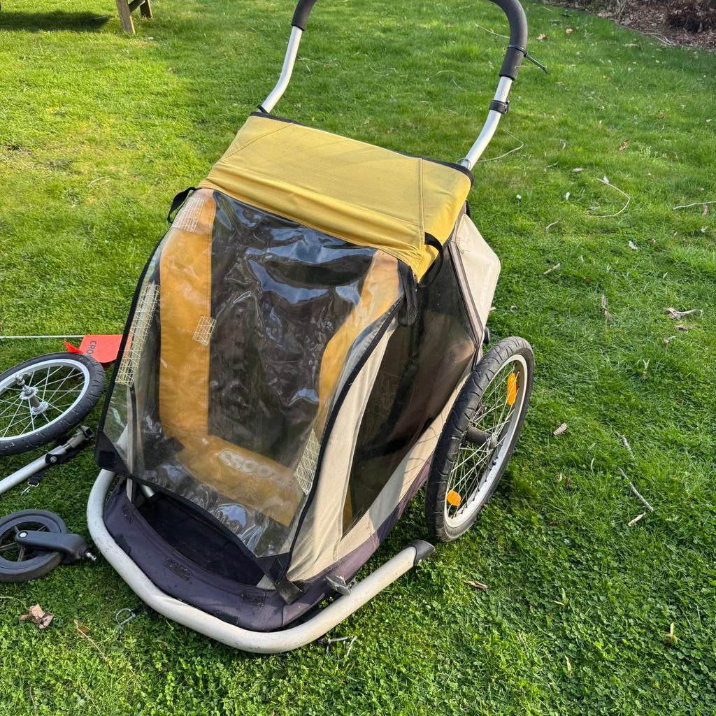 Croozer fietskar, Pliable, Enlèvement, Utilisé, Remorque pour enfant