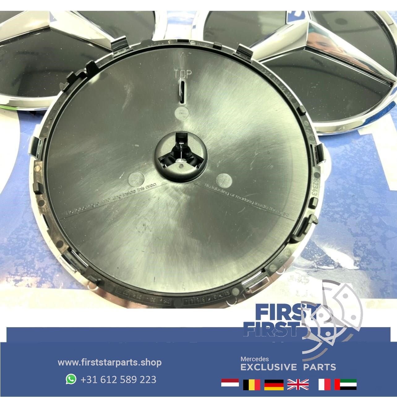 Mercedes W206 AMG STER LOGO GLANS Mercedes C Klasse 2021-202, Auto-onderdelen, Gebruikt, -, Ophalen of Verzenden, -