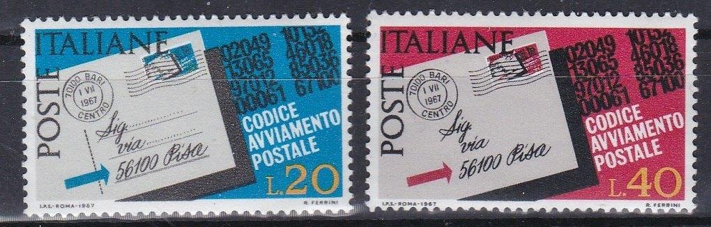Italië 1967 - nr 1237-1238 **, Verzenden, Postfris