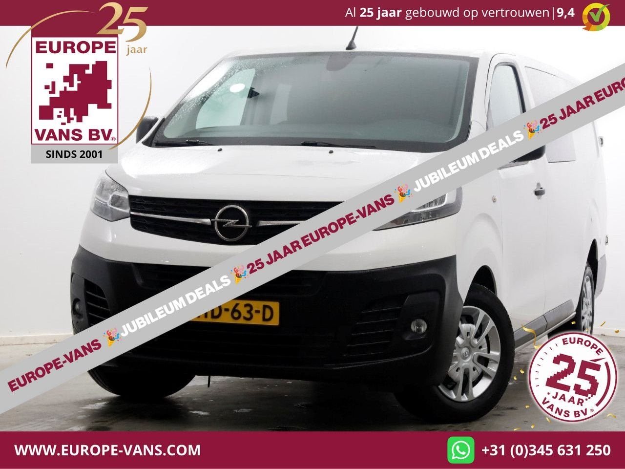 Opel Vivaro 2.0 CDTI 123pk L3H1 D.C. Edition Airco/Navi/Came, Auto's, Wit, Bedrijf, Onderhoudsboekje, 195 g/km