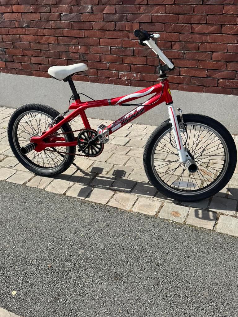 BMX SCUDERIA FERRARI 20 inch 360* stuur, Ophalen, Velgrem, 20 tot 24 inch, Aluminium