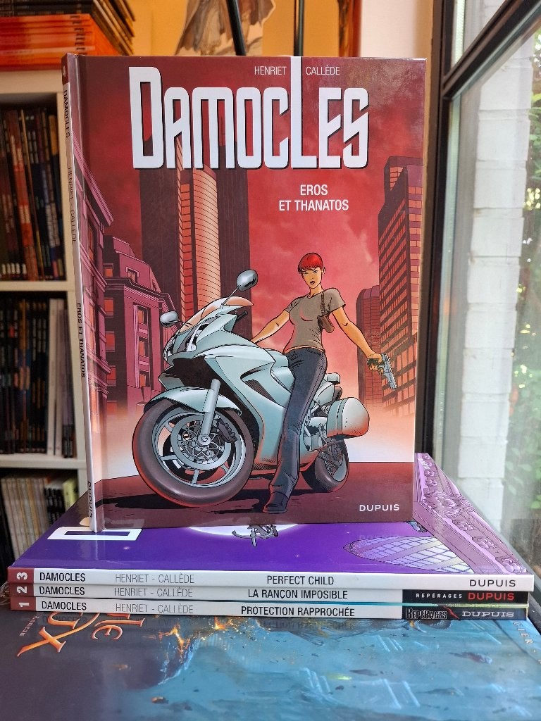 DAMOCLES HENRIET TOMES 1 à 4 SERIE COMPLETE TBE TOUS EO, Livres, BD, Série complète ou Série, Enlèvement ou Envoi, Comme neuf