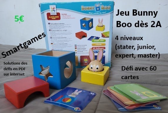 Jeu Bunny Boo en bois - SMARTGAMES, Ophalen, Gebruikt, Overige typen