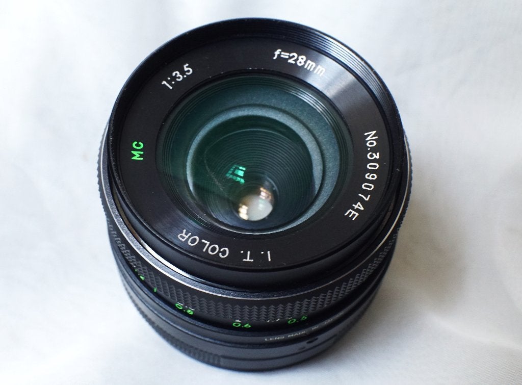 objectif IT 28 mm 3.5 AI pour tous reflex NIKON "F", TV, Hi-fi & Vidéo, Enlèvement ou Envoi, Utilisé, Reflex miroir, Nikon