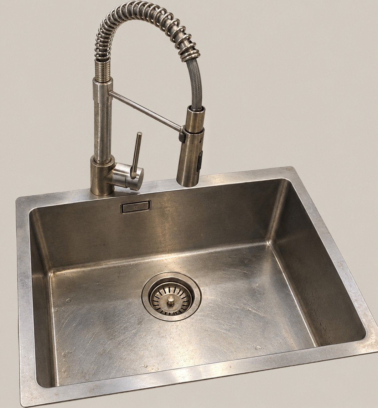 Évier inox IKEA + robinet avec douchette,excellent état 120€, Enlèvement
