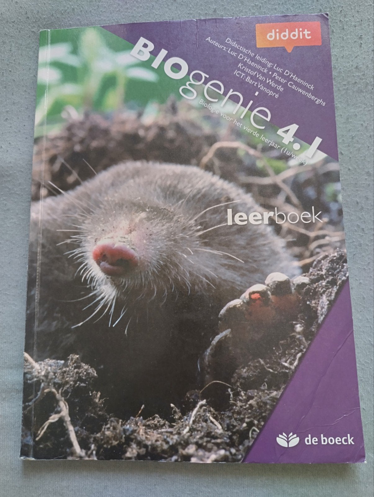 Biogenie 4.1 leerboek, Gelezen, ASO, D' Haeninck, Ophalen of Verzenden