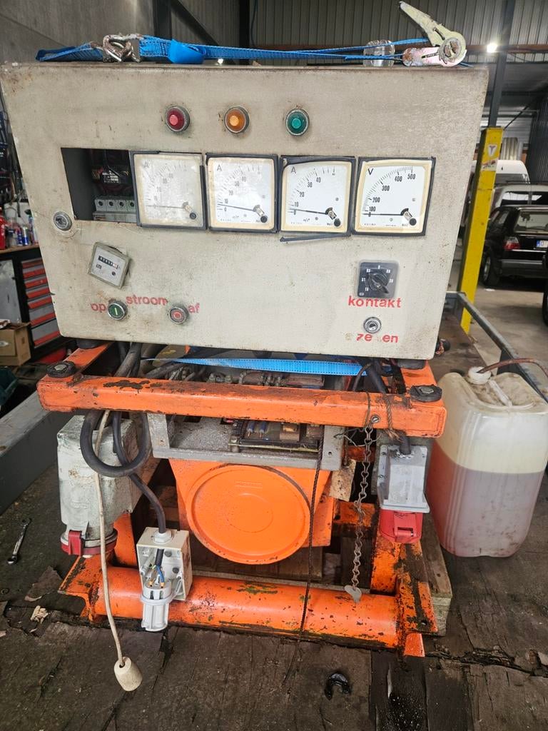 Generator  enkel generator en stroomkast, Doe-het-zelf en Bouw, Aggregaten, Ophalen, Gebruikt