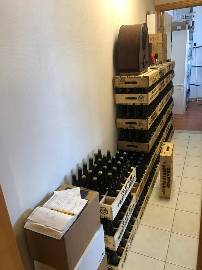 Westvleteren bier 12-8-blond, Verzamelen, Ophalen, Zo goed als nieuw