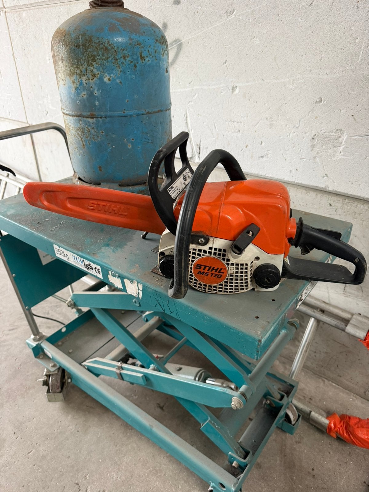 Tronçonneuse Stihl MS170, Enlèvement, Comme neuf, Tronçonneuse
