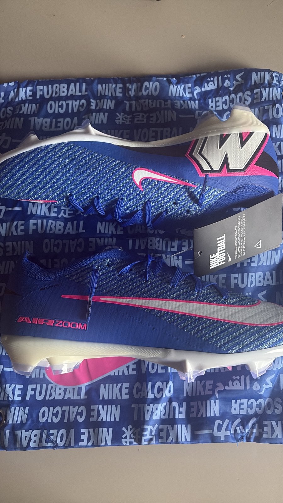 Crampons de foot nike mercurial elite bleu, Sports & Fitness, Football, Enlèvement ou Envoi, Neuf, Chaussures