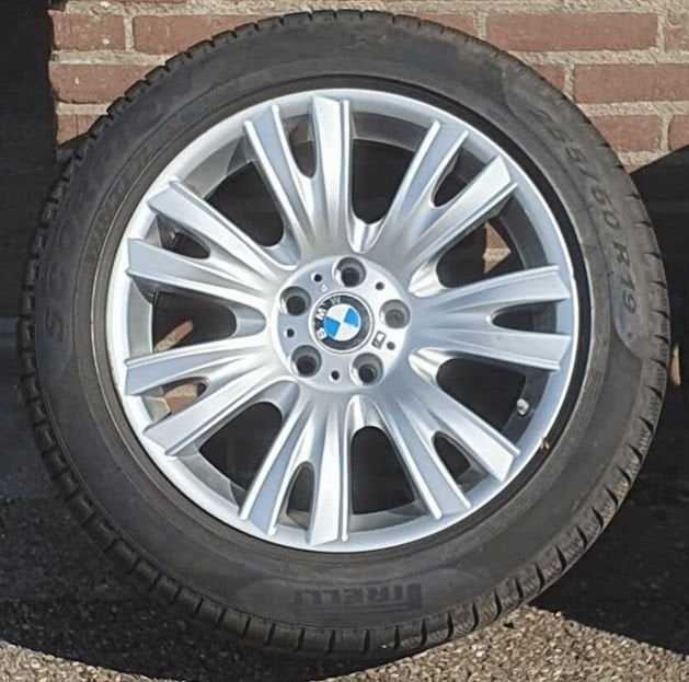 Winterset BMW X5 M Sport 19" velgen (F15) Runflat en TMPS Se, Auto-onderdelen, Banden en Velgen, 19 inch, Gebruikt, 255 mm, -