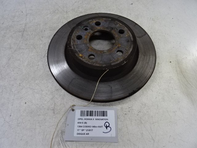 FREIN DISQUE ARRIÈRE Opel Mokka / Mokka X (01-2012/12-2019), Opel, Opel Automobile GmbH, Utilisé, Kontakt-opel@opel.com